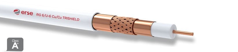 ERSE COAXIAL RG6/U6 Cu-Cu H.FREE TV KABLOSU TRISHI