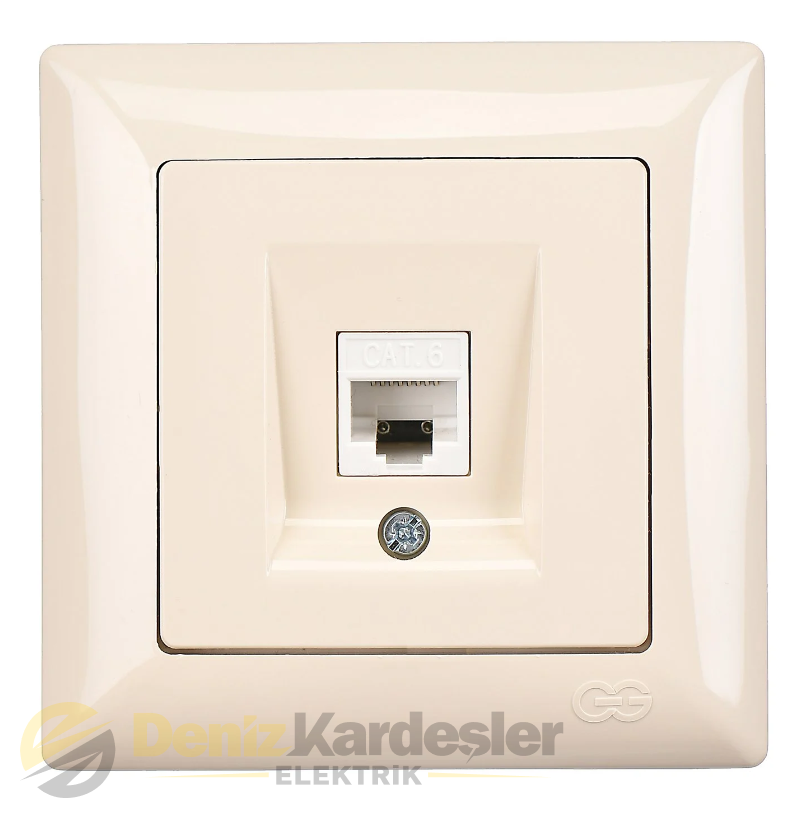 GÜNSAN VİSAGE KREM FİBER OPTİK DATA PRİZİ