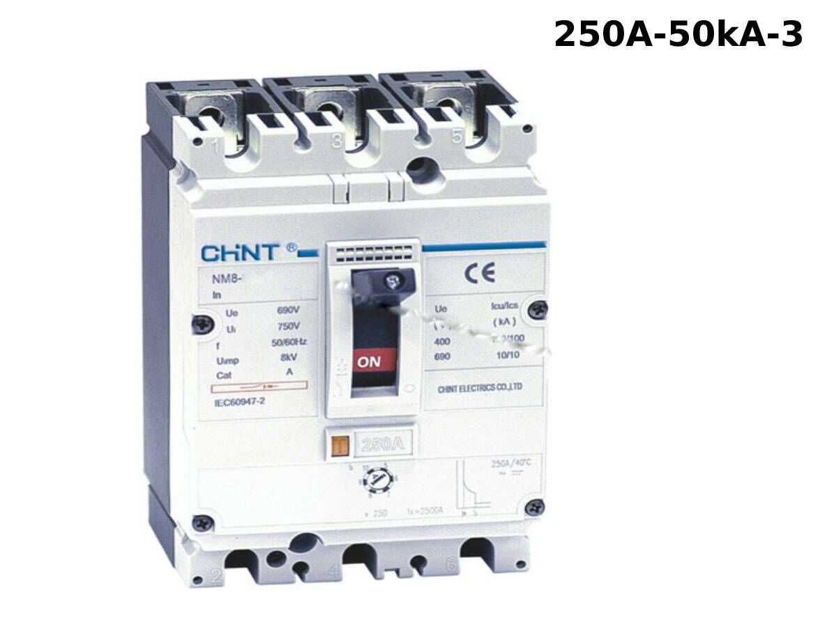 CHİNT NM8-250S 3 KUTUP 250A 50KA