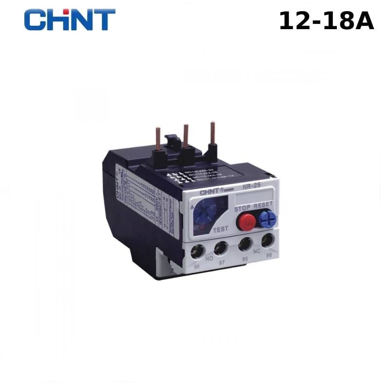 CHİNT Termik Röle NXR-25 / Akım ayar sahası 12-18A