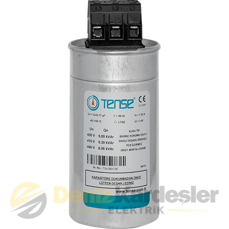 TENSE 1 KVAR/400V KONDANSATÖR