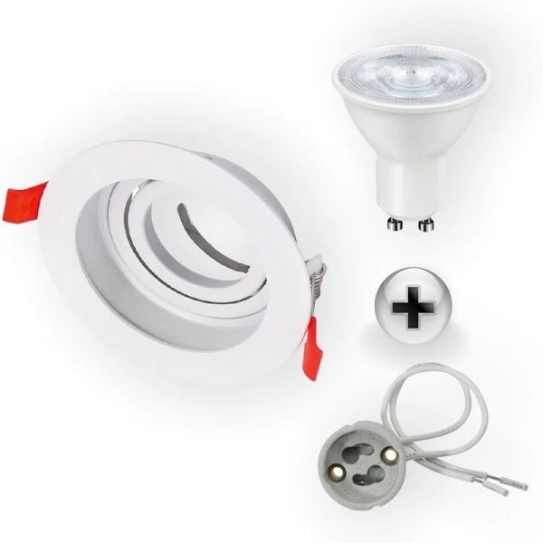 Cata CT-5229 Pars Spot Yuvarlak (Beyaz) (Boş Kasa)