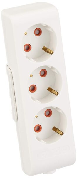 Mutlusan 001 175 310001 00 00 Rı-Tech Üçlü Top.Lı Grup Priz(Ç.K)(Klem)