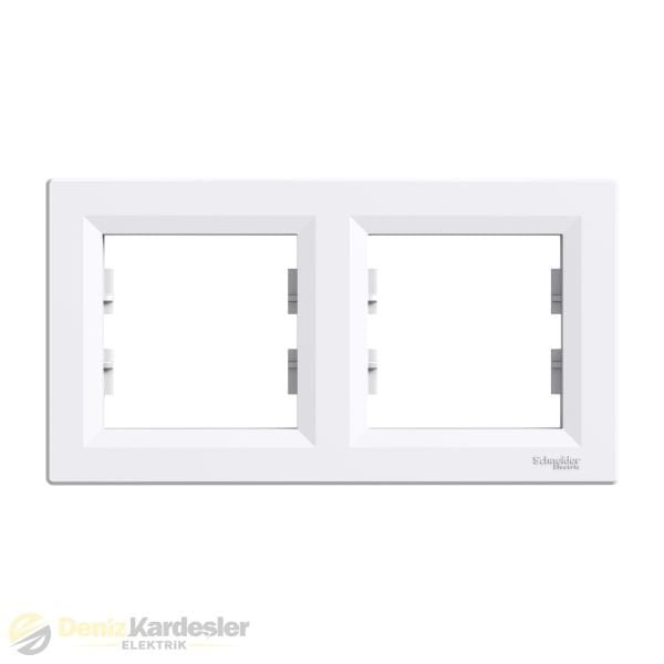 SCHNEİDER ASFORA BEYAZ İKİLİ ÇERÇEVE YATAY