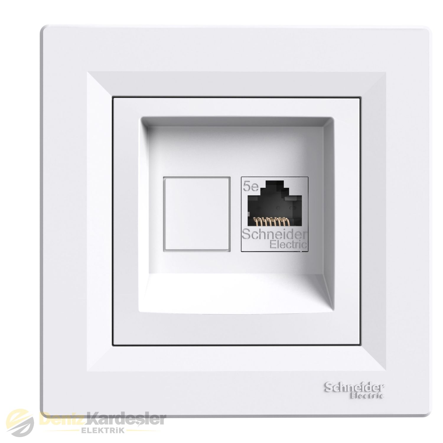 SCHNEİDER ASFORA BEYAZ RJ45 BOŞ PRİZ