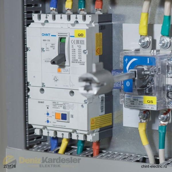 CHİNT NM8N-125S 3 Kutuplu 125A 50kA Termik Manyeti