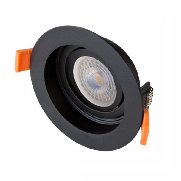 Cata CT-5224 Pars Spot Yuvarlak (Siyah) (Boş Kasa)