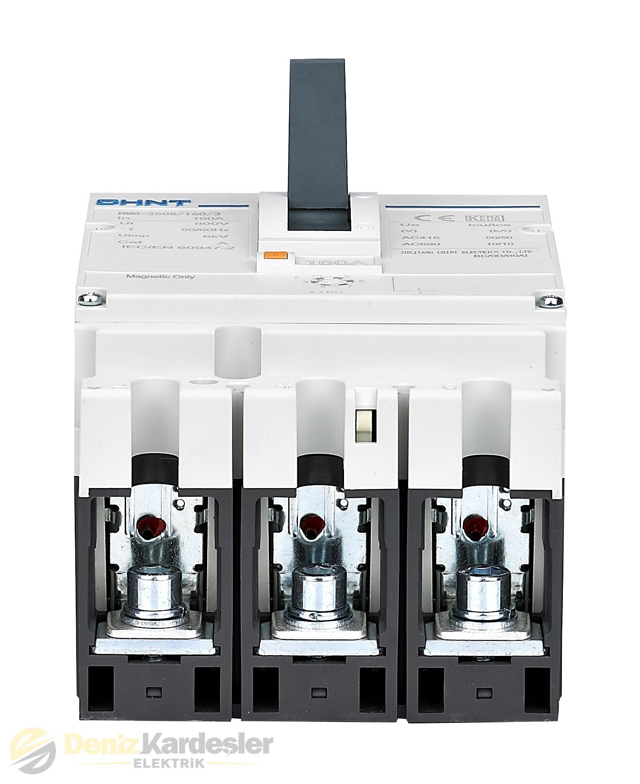 CHİNT NM8N-250S 3 Kutuplu 160A 50kA Termik Manyeti
