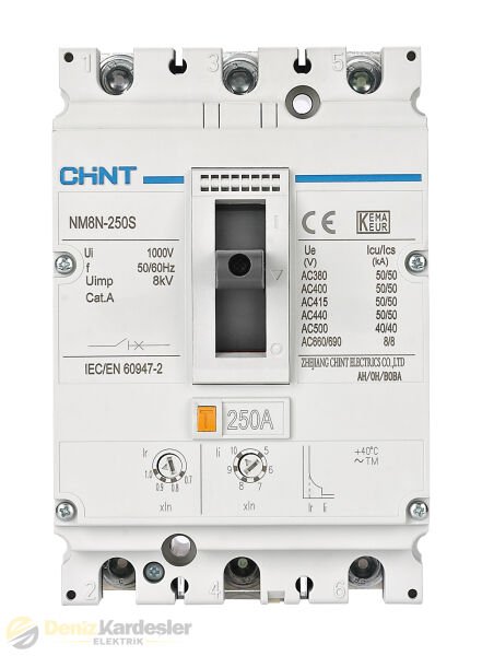 CHİNT NM8N-250S 3 Kutuplu 160A 50kA Termik Manyeti