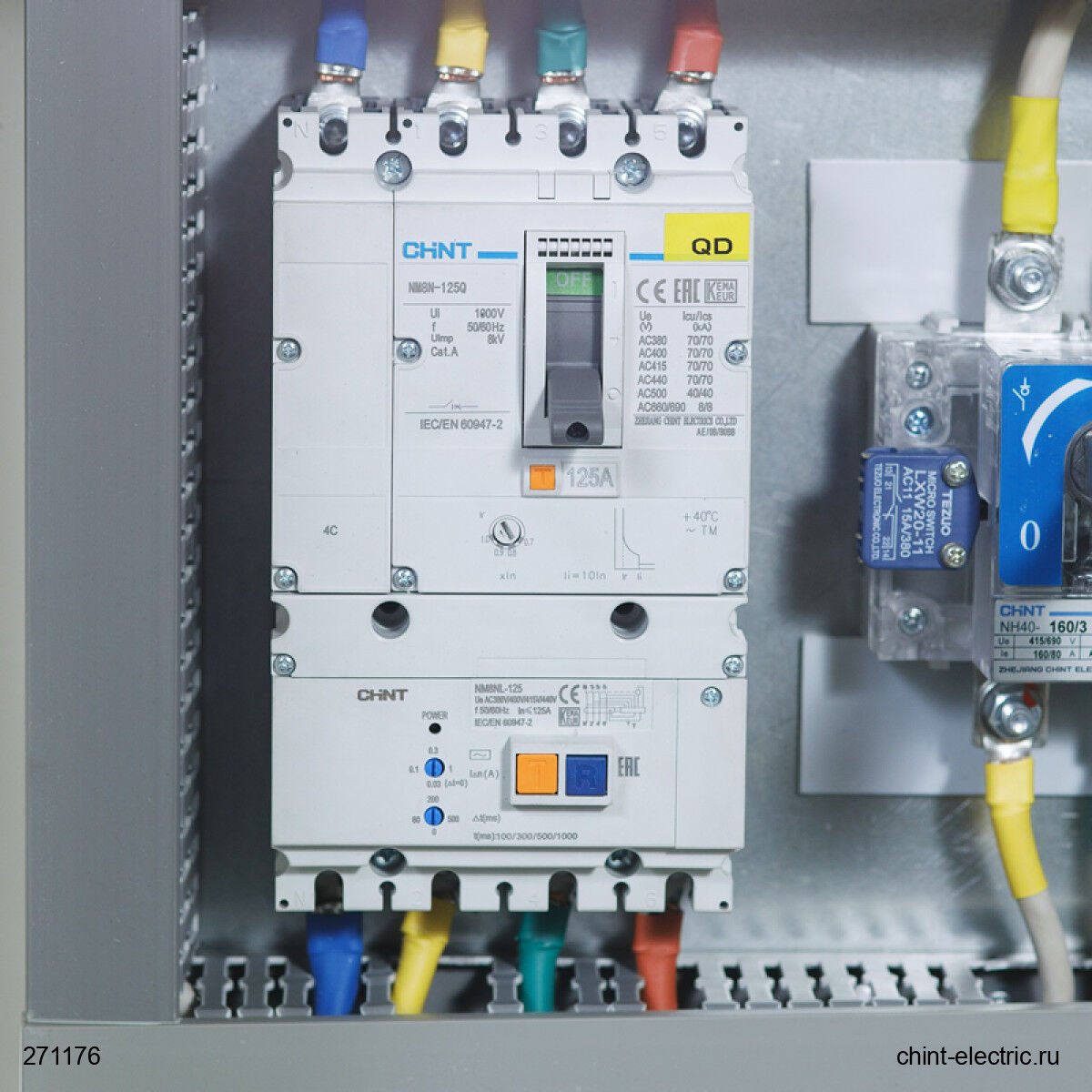 Chint 271176 Nm8N-250S 3 Kutuplu 250A 50Ka Termik Manyeti