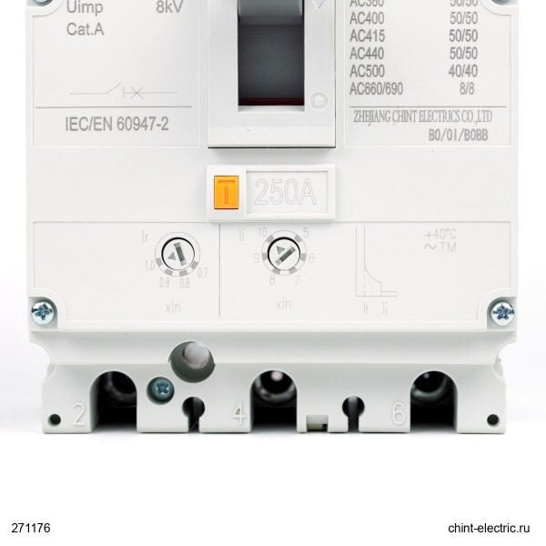 Chint 271176 Nm8N-250S 3 Kutuplu 250A 50Ka Termik Manyeti