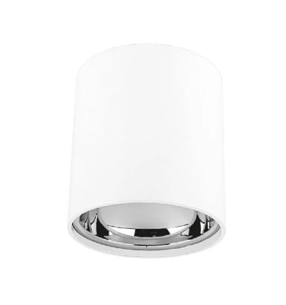 Cata CT-5421BP Foça Sıva Üstü Armatür ( Gu-10 ) (Beyaz+Platı