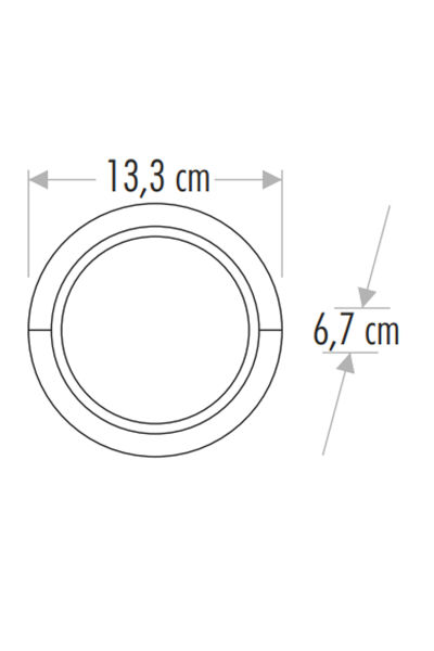 Cata CT-7077 7W Bora Led Bahçe Aplik