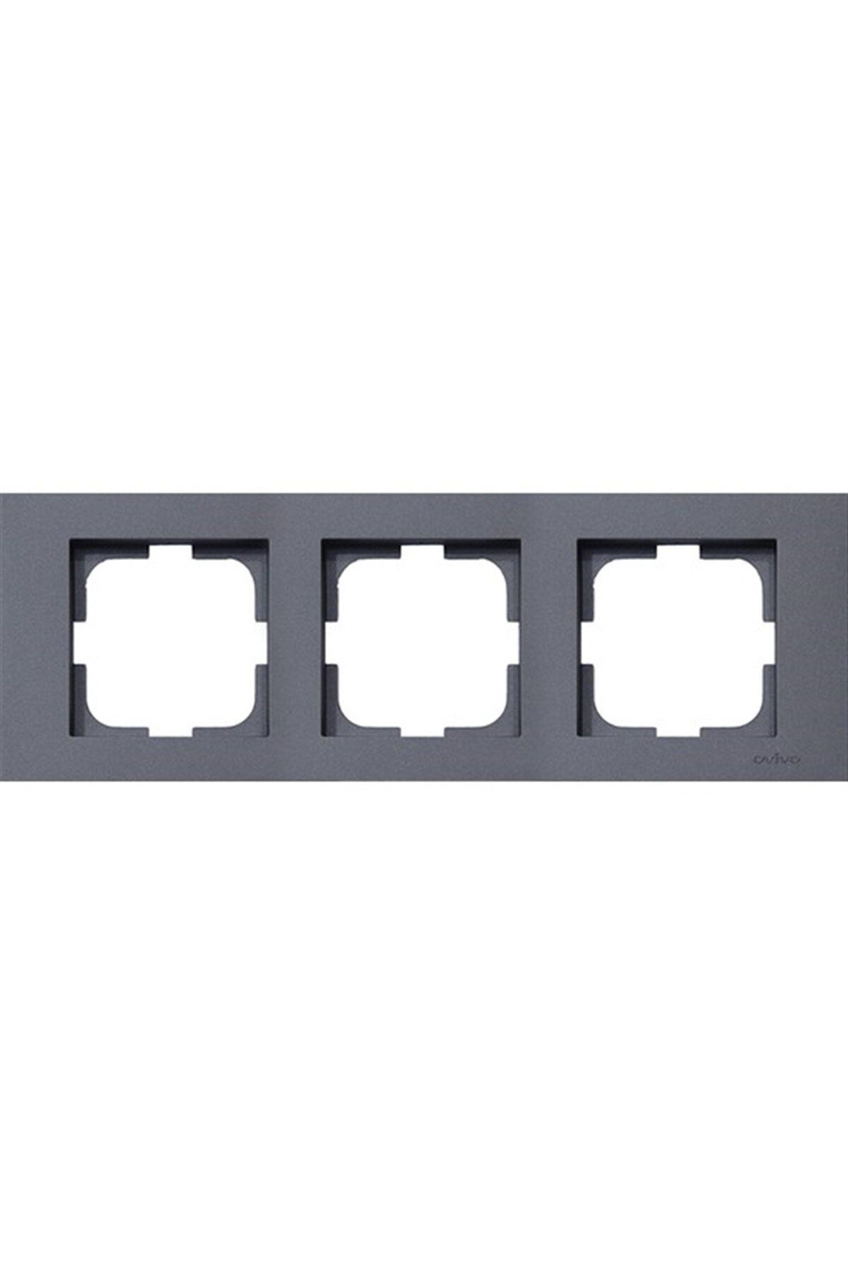 Ovivo 400-110000-227 Grano Füme Üçlü Çerçeve