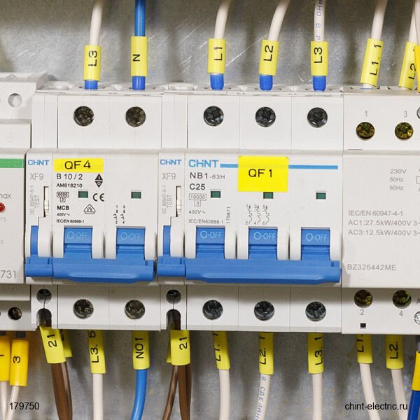 Chint 179750 Nb1 Serisi / 4 Kutuplu 6Ka / C Tipi 50A Otom