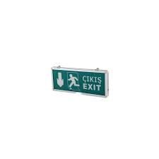 CATA 3W EXIT ÇIKIŞ ARMATÜRÜ LEDLİ 3 SAAT AKÜLÜ