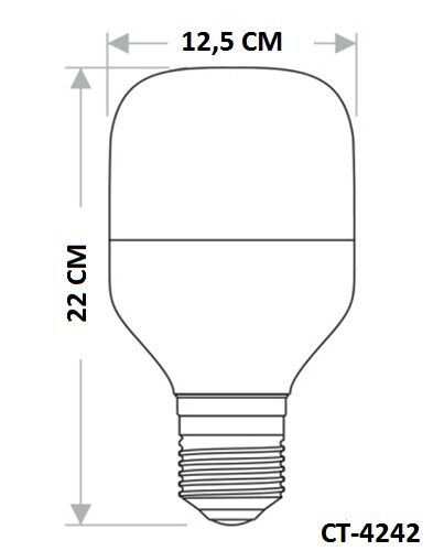 Cata CT-4242B 45W Torch Led Ampul (E-27) (Beyaz)