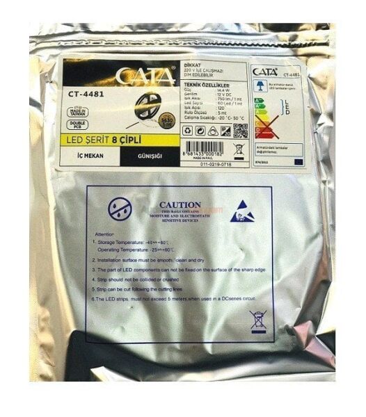 Cata CT-4481 10 Çip Şerit Led İç Mekan (Günışığı)