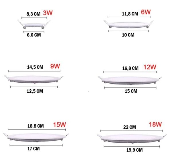 Cata CT-5146B 9W Slim Panel (Beyaz)