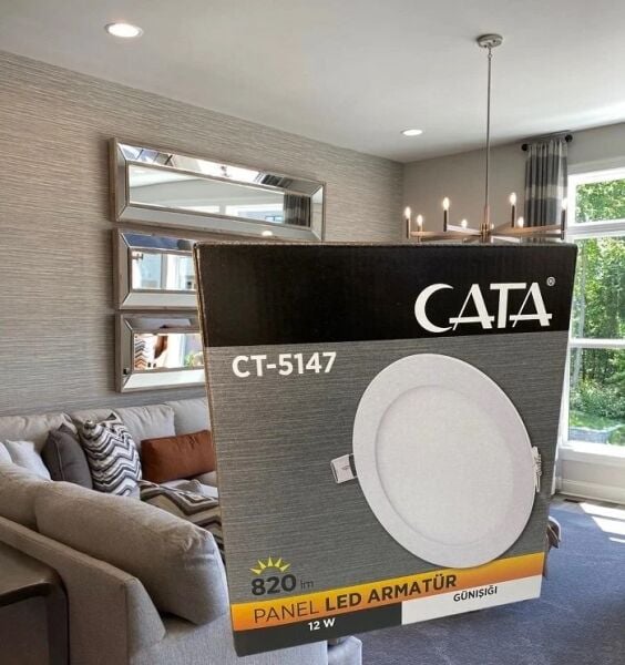 Cata CT-5147G 12W Slim Panel (Günışığı)