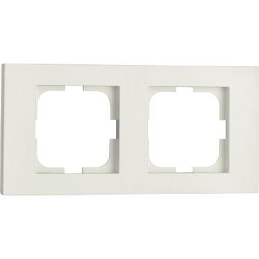 Ovivo 400-010000-226 Grano Beyaz İkili Çerçeve