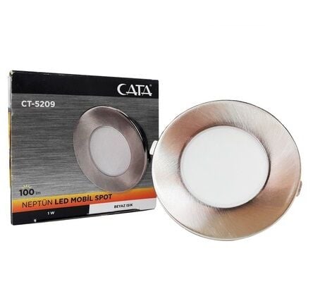 Cata CT-5209B 2W Neptün Ledli Mobil Spot (Beyaz)