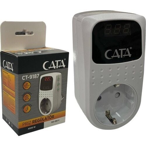 Cata CT-9187 Priz Regülatör ( 150-280V ) ( 4000W )