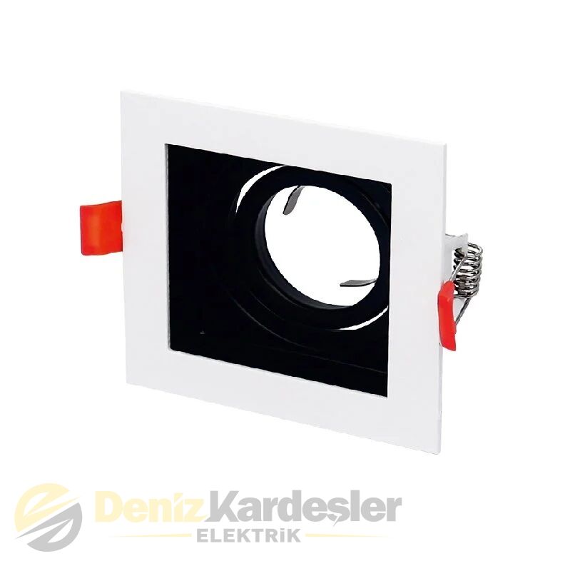 CATA PARS KARE SPOT (BEYAZ+SİYAH KASA)