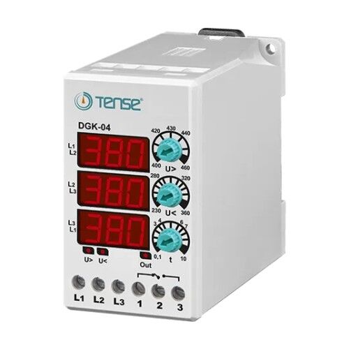 Tense DGK-04 Trifaze Dijital Aşırı -Düşük Ger. Kont. Röle
