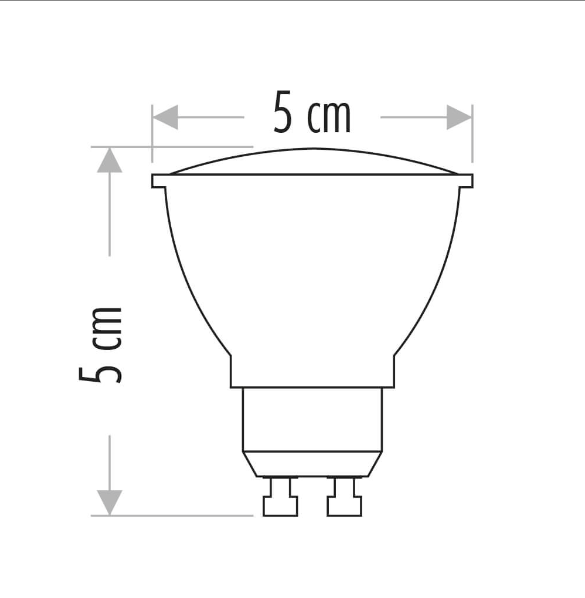 Cata CT-4215K 7W Led Ampul (Gu-10) (Kırmızı)