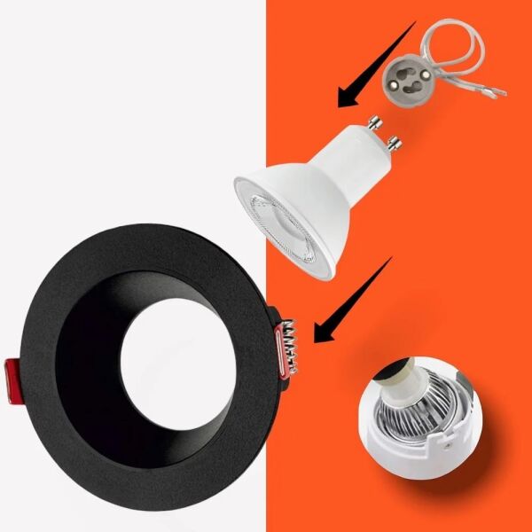 Cata CT-5041 Jaguar Yuvarlak Spot (Siyah)