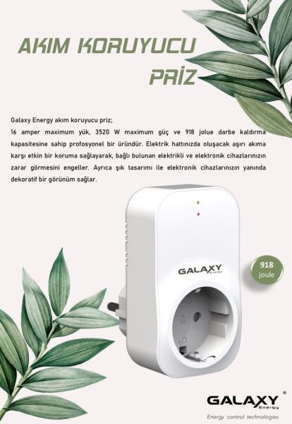 Galaxy A220 A220 Tekli Akım Korumalı Priz