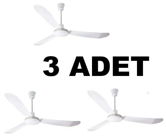 Raks DKEMARKET33216-8-3 Pf 56 Kosta Tavan Tipi Vantilatör-100W Beyaz