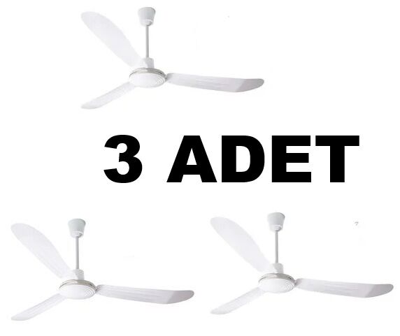 Raks DKEMARKET33216-8-3 Pf 56 Kosta Tavan Tipi Vantilatör-100W Beyaz