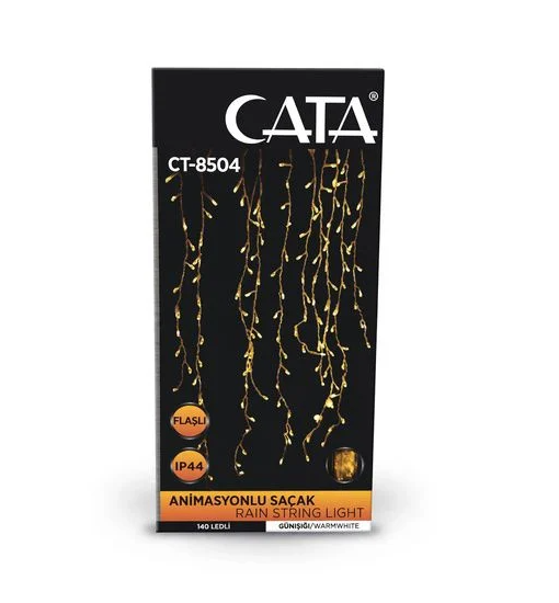 Cata CT-8504 Animasynlu Saçak 3 Mt 140 Ledli G.Işığı