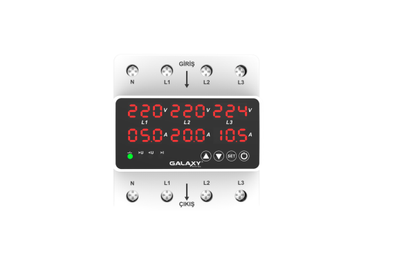 Galaxy D380 D380 Trifaze Akım Kontrol Cihazı 63A