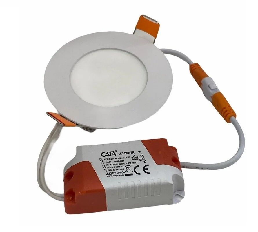 Cata CT-5144B Slim Panel 3W (Beyaz)