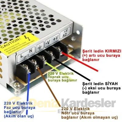CATA 220 VOLT ŞERİT LED ( KIRMIZI )