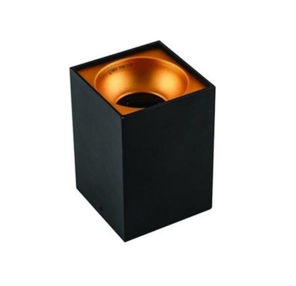 Cata CT-5420SB Bergama Sıva Üstü Kare Arm.(Gu-10) (Siyah+Ba