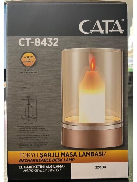 Cata CT-8432 Tokyo Şarjlı Masa Lambası(3200K-4000K-6400K)