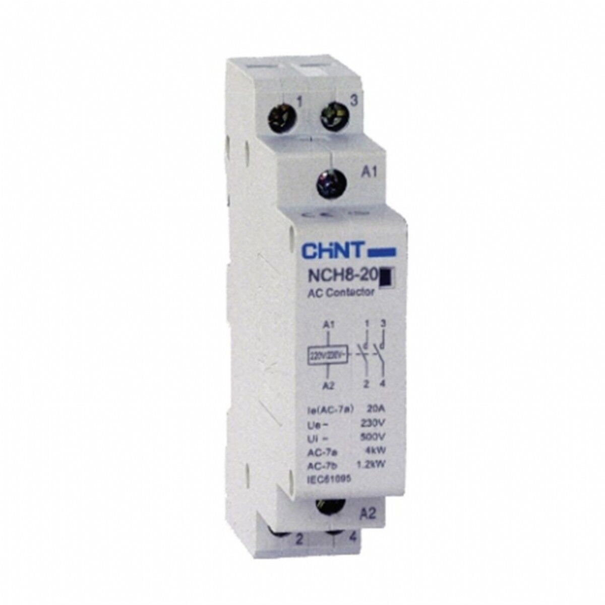 Chint 256241 Nch8 1 Kutup 25A Bina İçi Kontaktör 1Nk