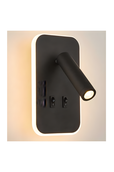 Cata CT-5243S 9W Tuvalu Led Aplik (Dış Mekan)(Siyah Kasa)