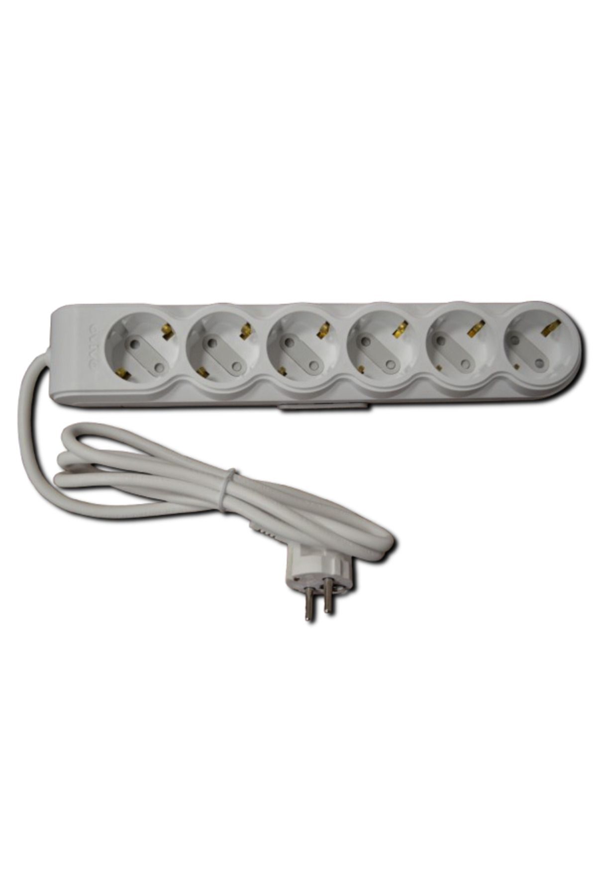 Ovivo 700-000500-316 Beyaz Altılı Çoc. Kor. Grup Priz 5Mt