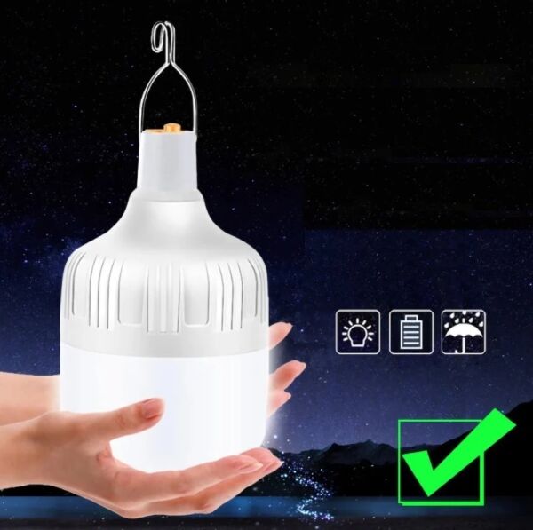 Cata CT-4279B 30W Taşınabilir Şarjlı Led Ampul(Beyaz)(4 Fon
