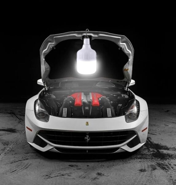 Cata CT-4279B 30W Taşınabilir Şarjlı Led Ampul(Beyaz)(4 Fon