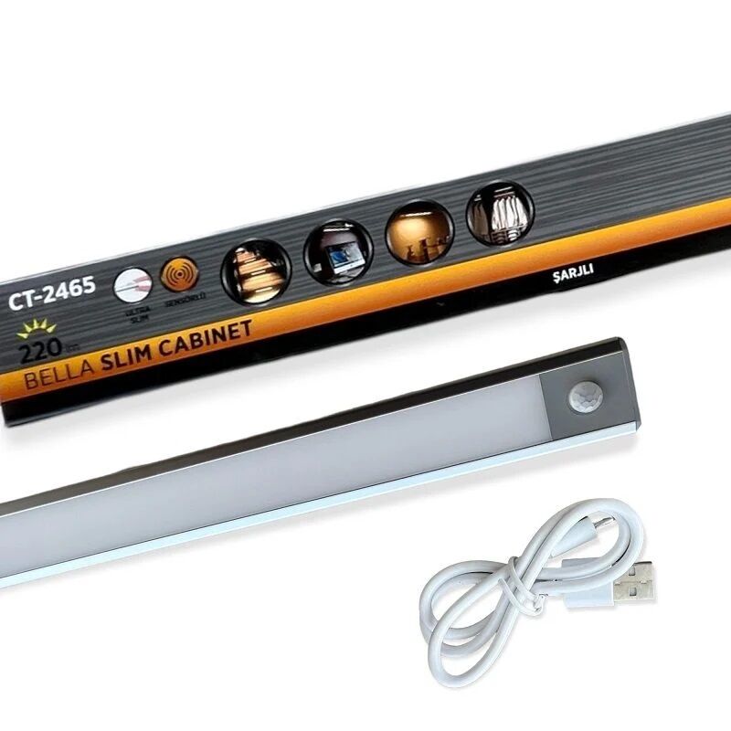 Cata CT-2465 60Cm Bella Slım Cabınet Şarjlı-Sensörlü 4000K