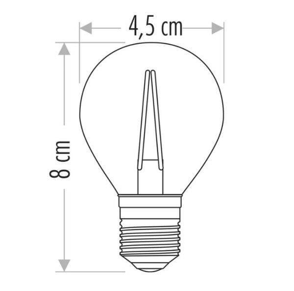 Cata CT-4288 4W Edison Led Ampul (Günışığı)