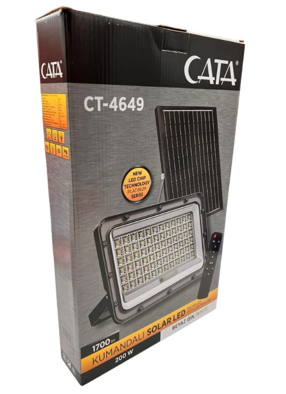 Cata CT-4649 200W Solar Led Projektör