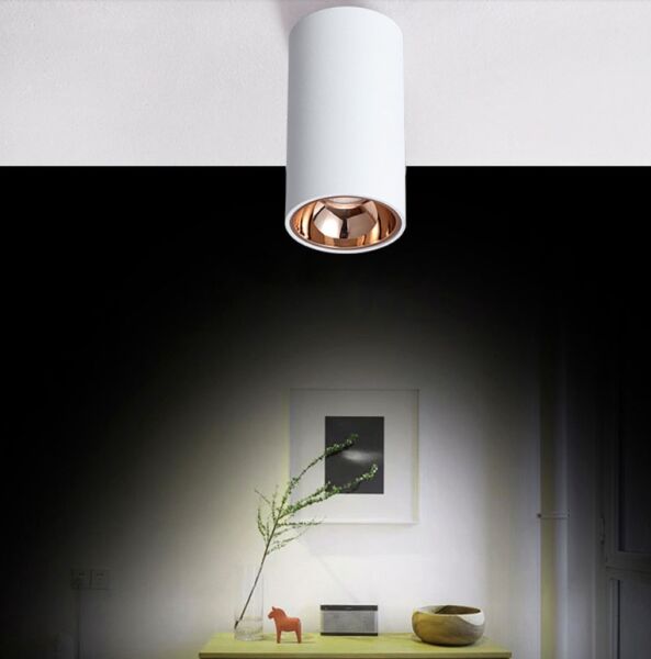 Cata CT-5423 BG Didim Sıva Üstü Armatür(Gu-10) Beyaz+Gold