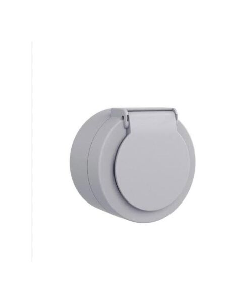 Ovivo 406-240000-249 Xone Kap.Topraklı Priz Gri